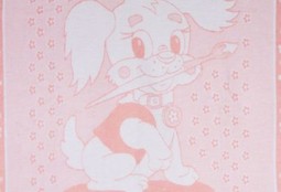 Одеяло Хлопок100% Заяц розовый (арт.02-11)