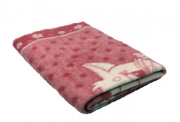 Одеяло Полушерстяное Белка розовый 40% шерсть, 47%Пан, 13%хлопок